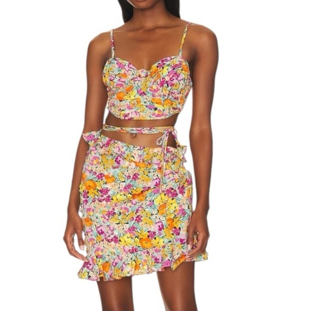 For Love & Lemons Suvi Corset Top Size Medium NWT